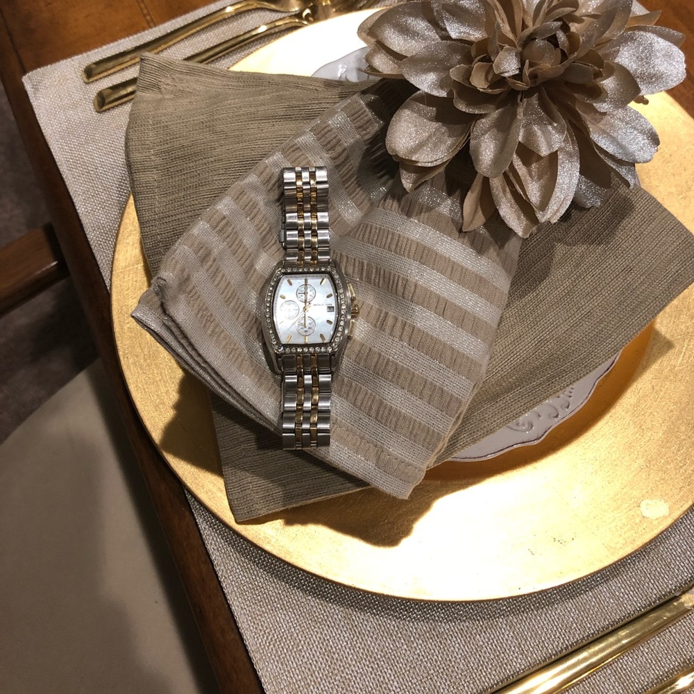 Beautiful  Vintage Two Tone Michael Kors Watch